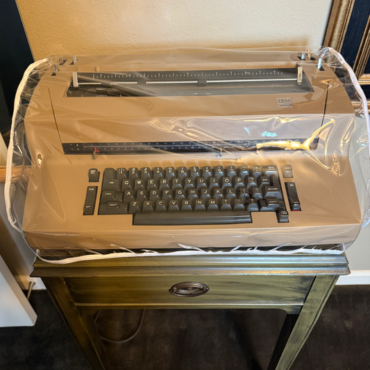 IBM Selectric II Dust Cover in Clear Vinyl