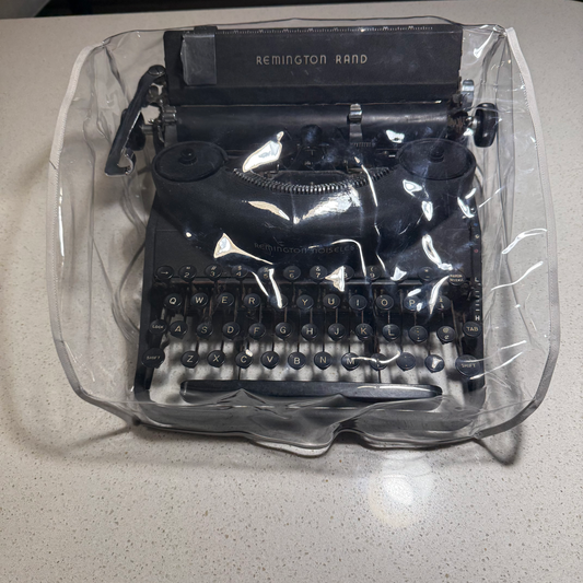 Remington Rand Noiseless - Clear Vinyl Dust Cover