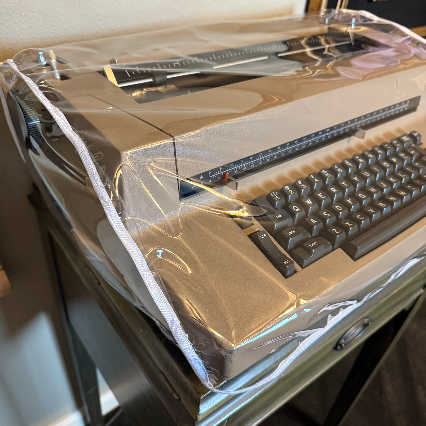 IBM Selectric II Dust Cover in Clear Vinyl