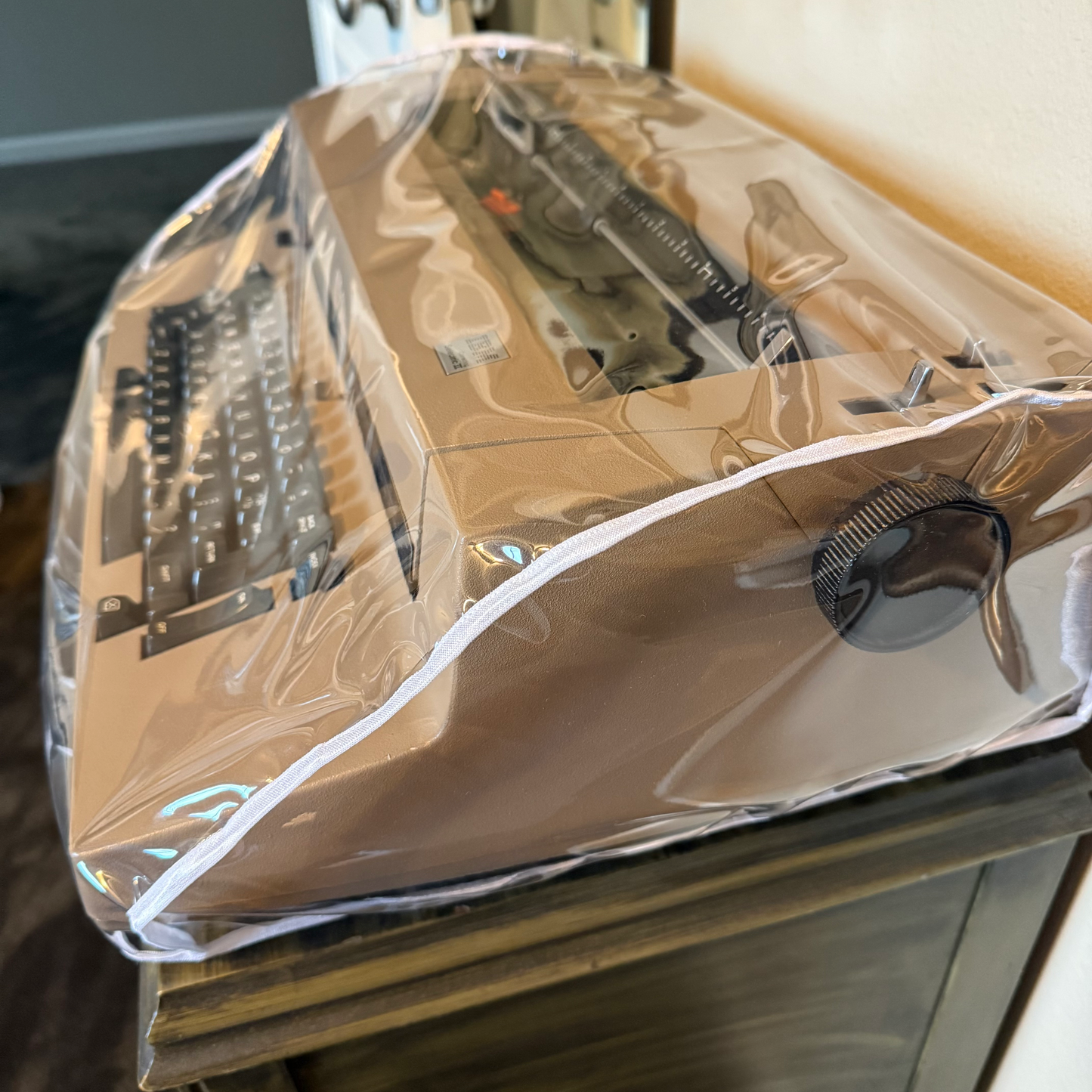 IBM Selectric II Dust Cover in Clear Vinyl