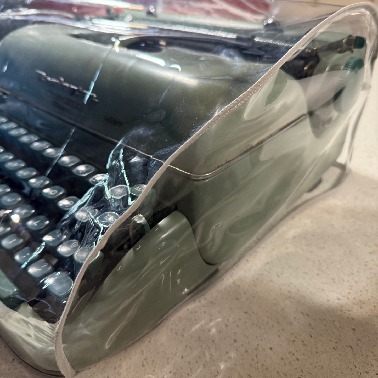 Remington Quiet-Riter Dust Cover - Clear Vinyl