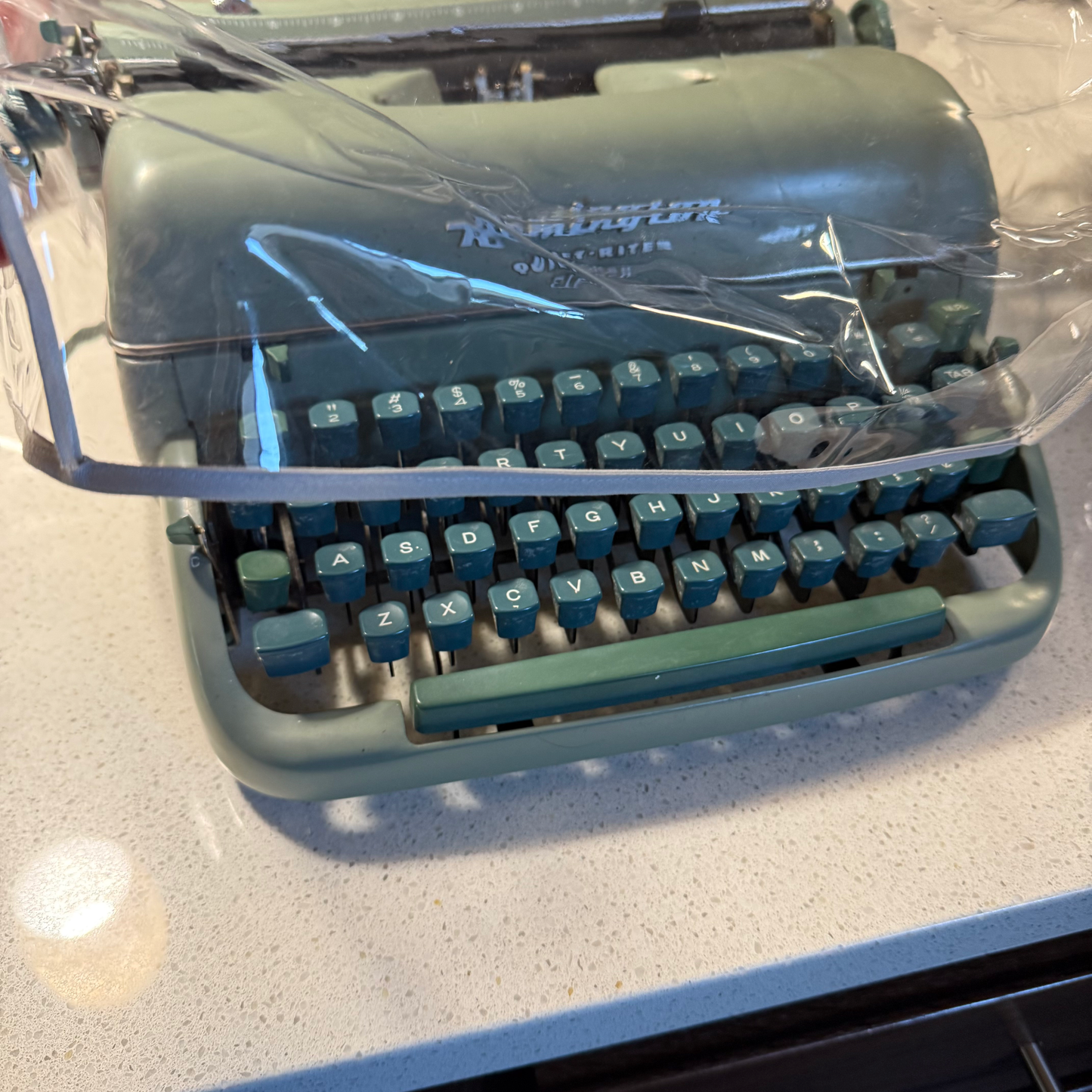 Remington Quiet-Riter Dust Cover - Clear Vinyl