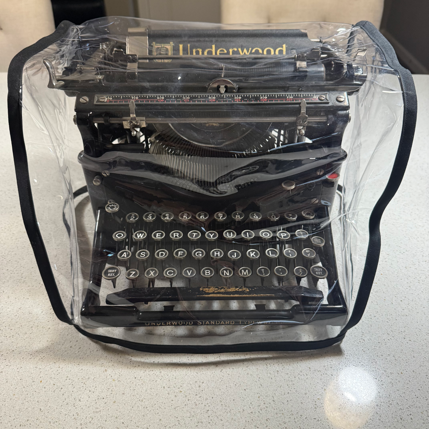 Underwood № 5 - Clear Vinyl Dust Cover