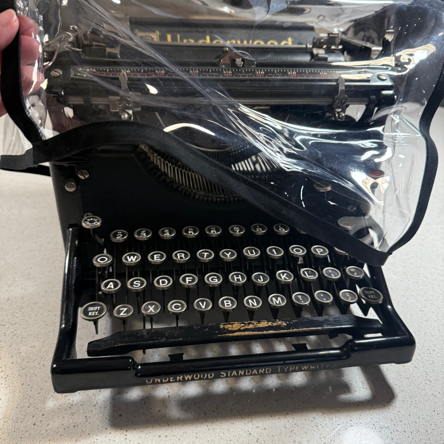 Underwood № 5 - Clear Vinyl Dust Cover