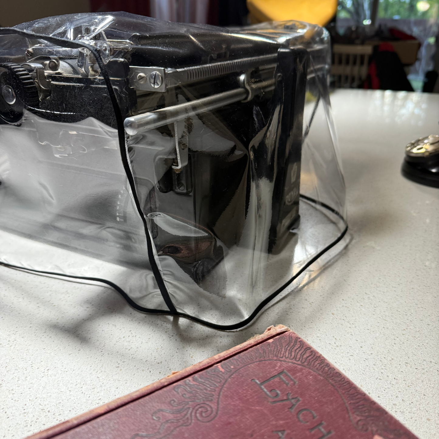 Royal Wide Carriage Dust Cover in Clear Vinyl