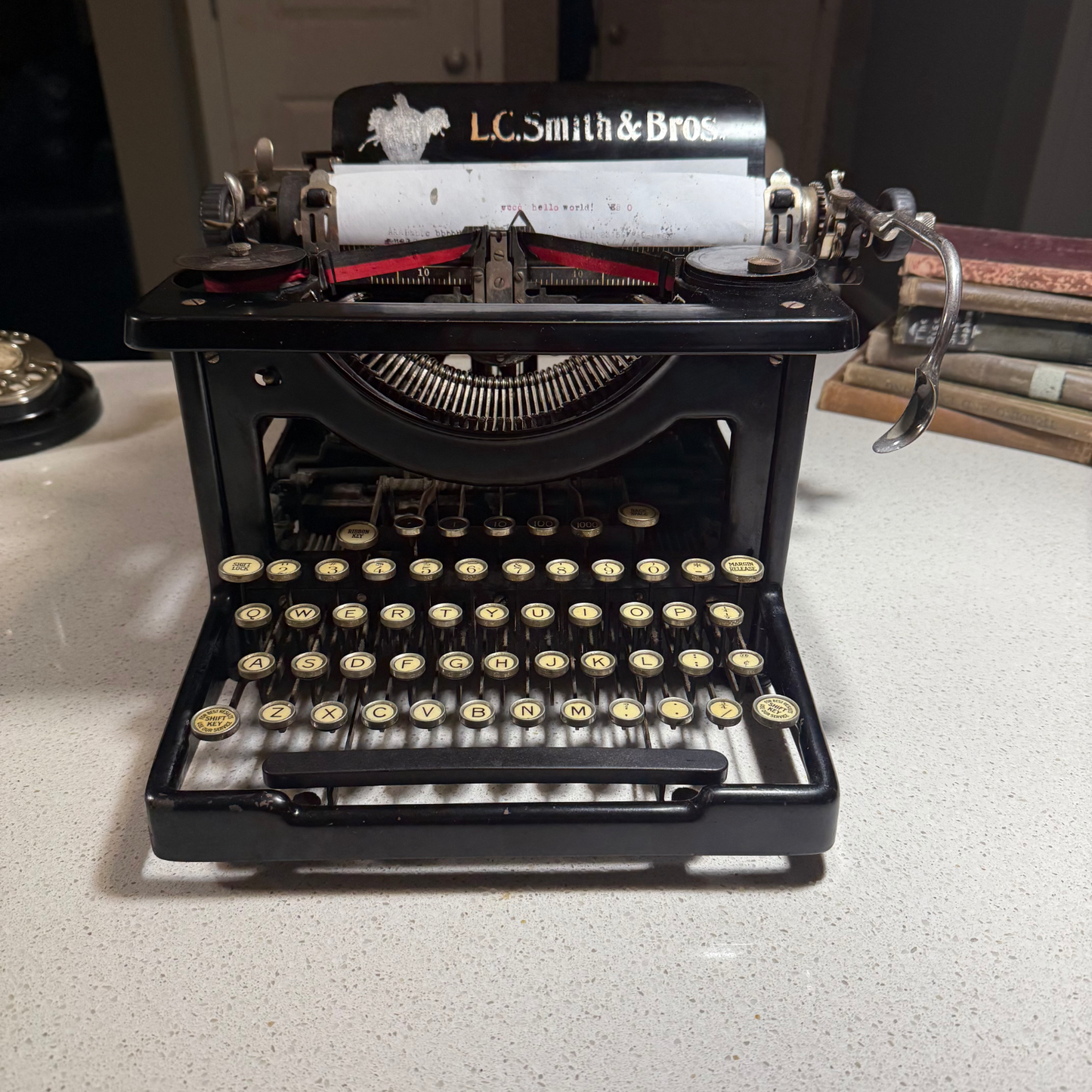 Royal KMG & LC Smith Bros No. 8 Dust Cover in Canvas