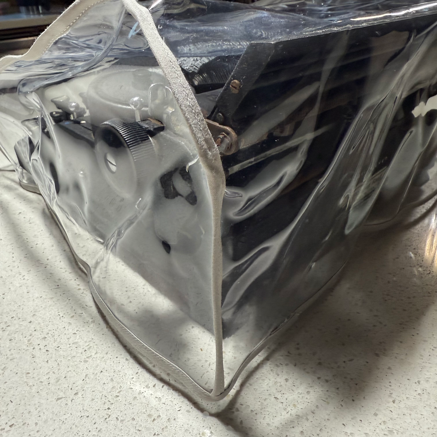 Remington Rand Noiseless - Clear Vinyl Dust Cover
