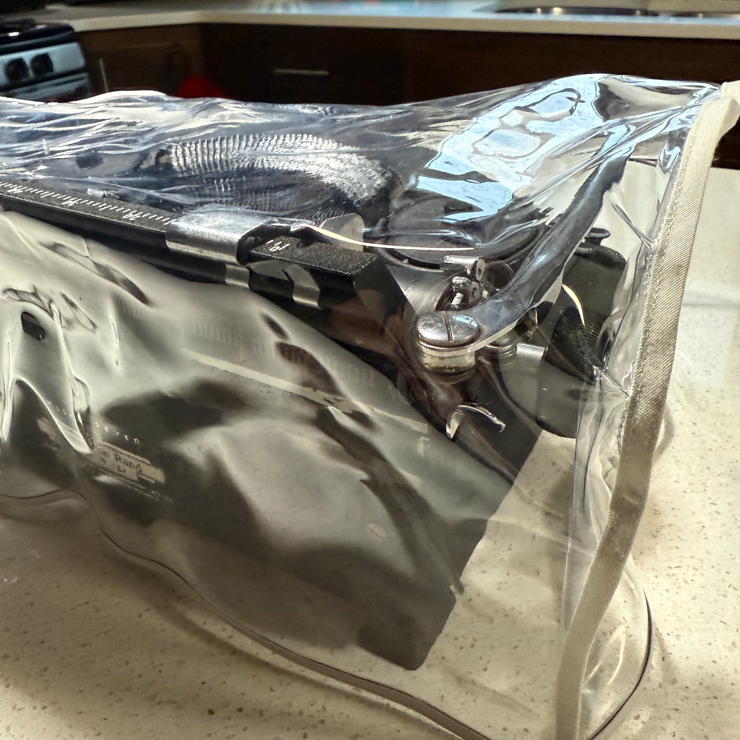 Remington Rand Noiseless - Clear Vinyl Dust Cover
