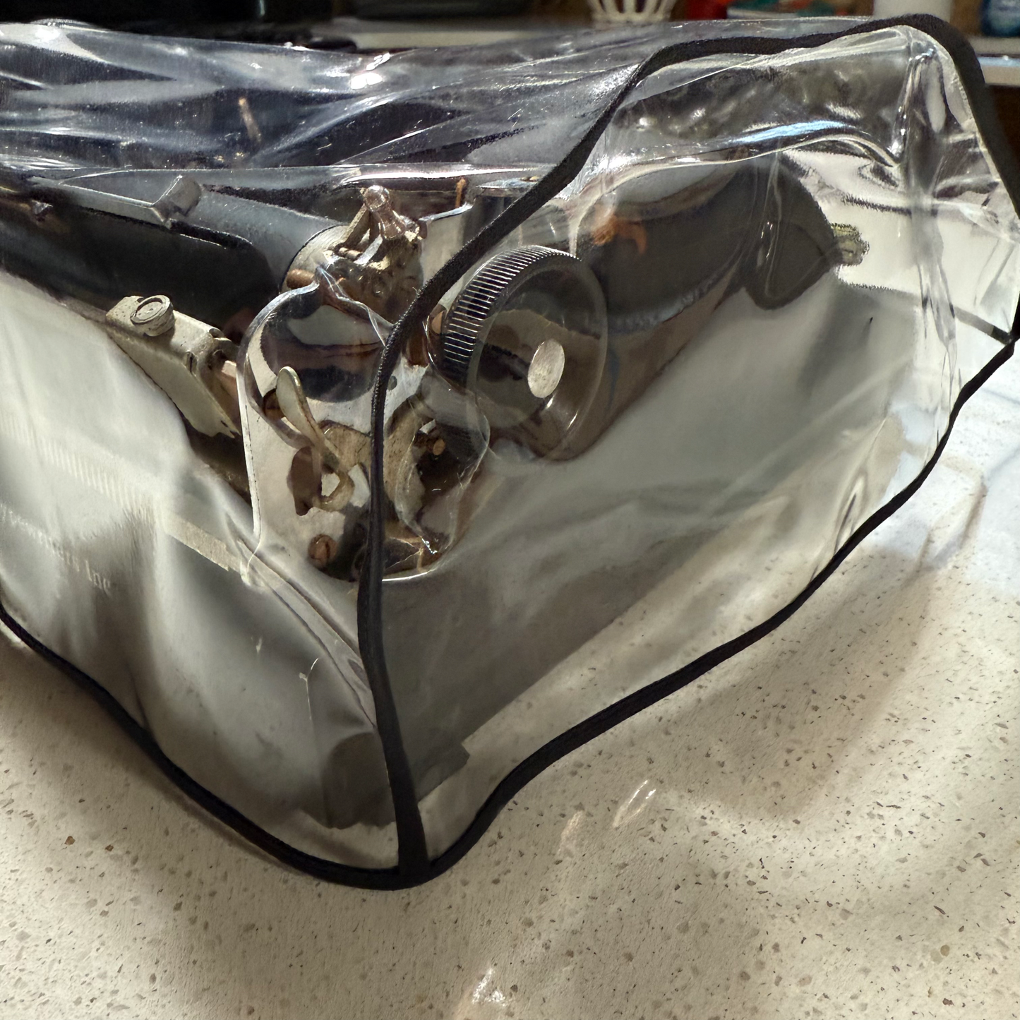 Smith Corona Silent Sterling - Clear Vinyl Dust Cover