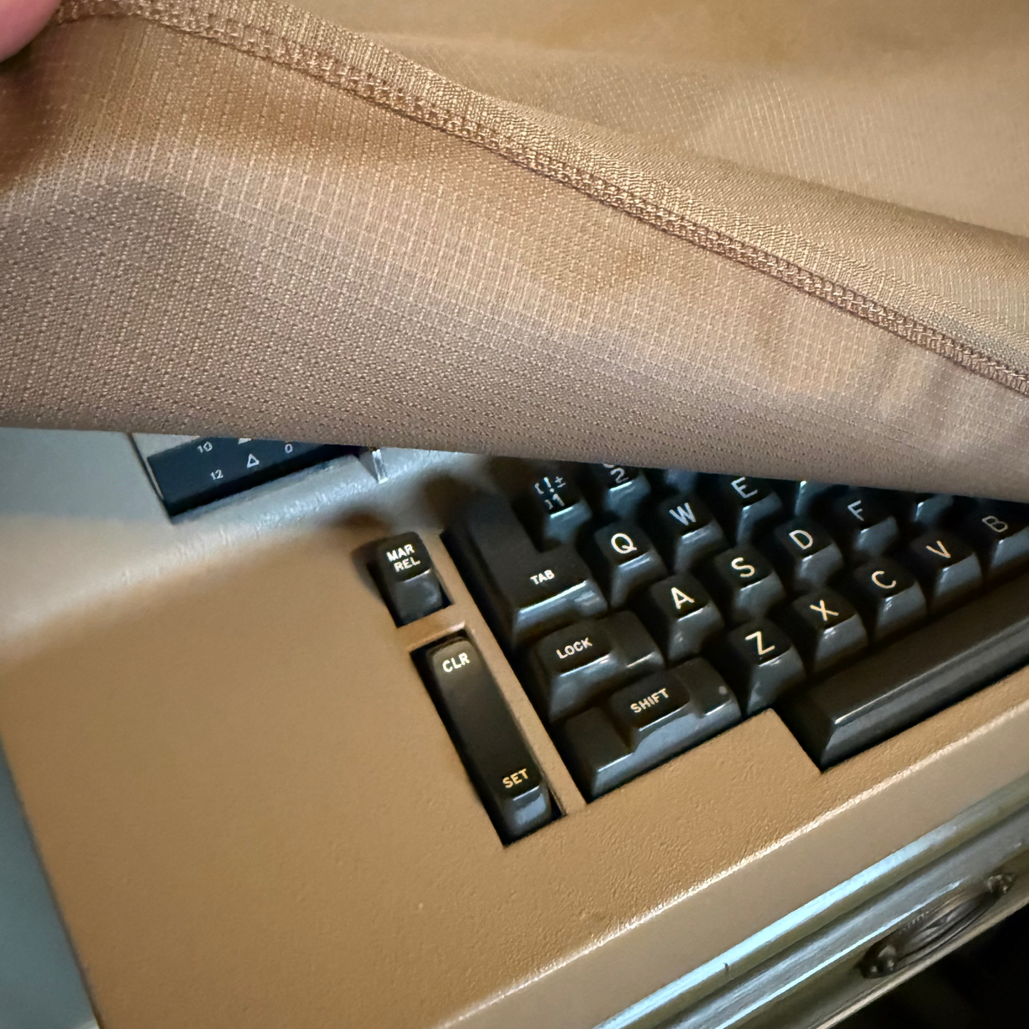 IBM Selectric Typewriter Dust Cover in Ripstop Fabric