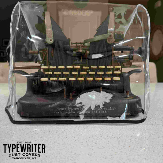 Oliver No 3/5/9 Typewriter Dust Cover in Clear Vinyl