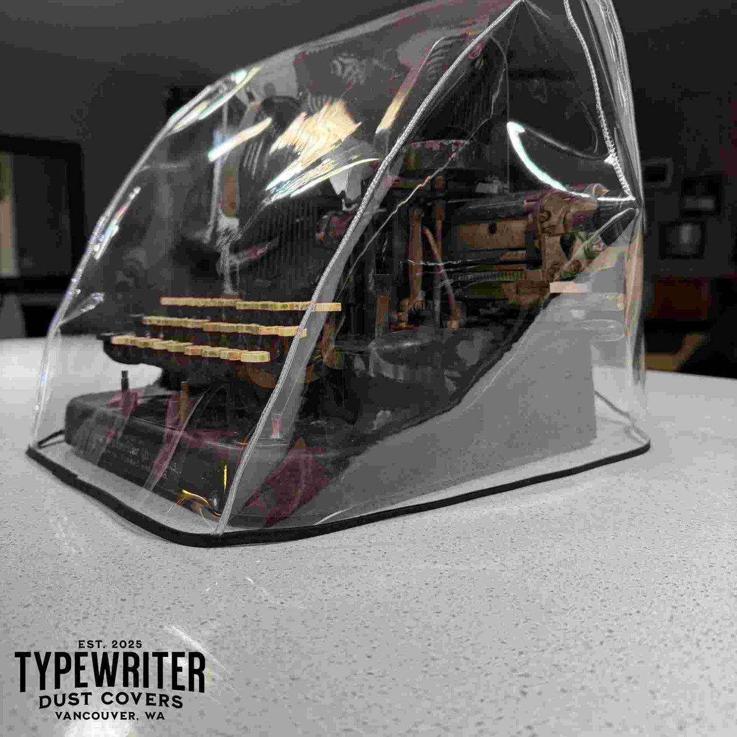 Oliver No 3/5/9 Typewriter Dust Cover in Clear Vinyl