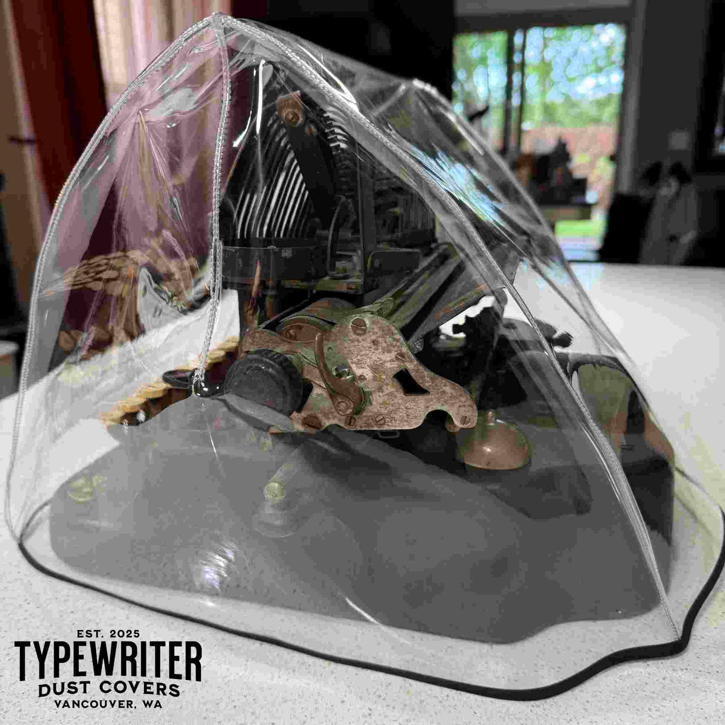 Oliver No 3/5/9 Typewriter Dust Cover in Clear Vinyl