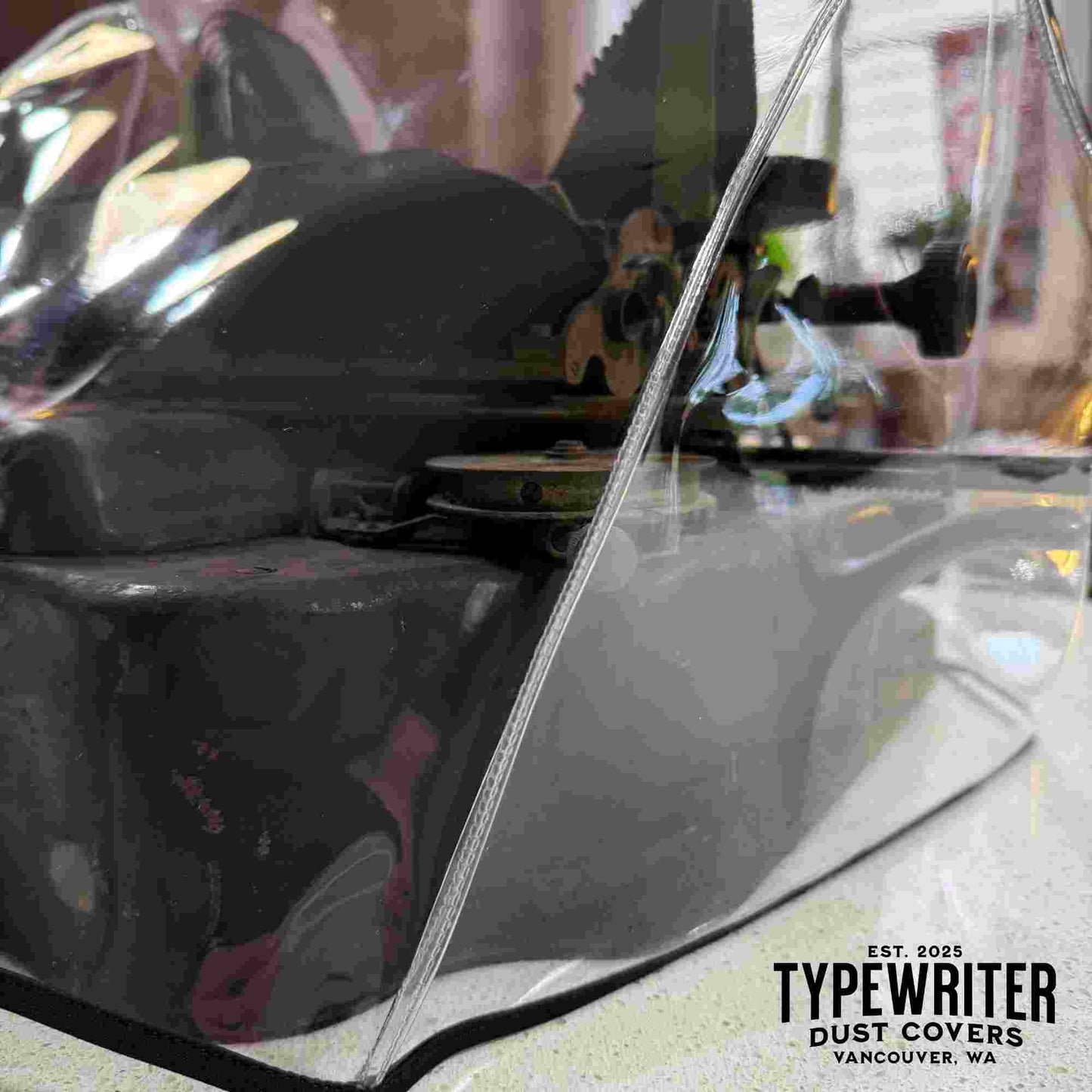 Oliver No 3/5/9 Typewriter Dust Cover in Clear Vinyl