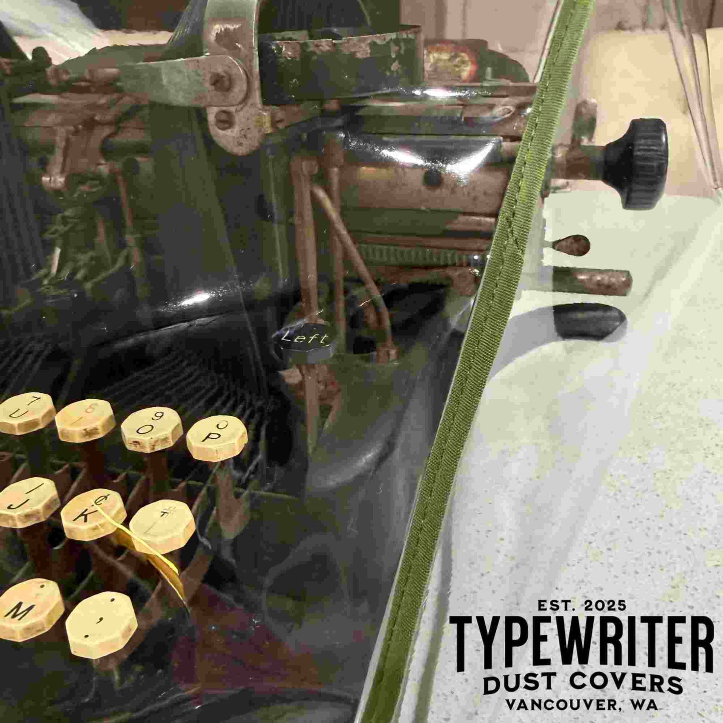 Oliver No 3/5/9 Typewriter Dust Cover in Clear Vinyl