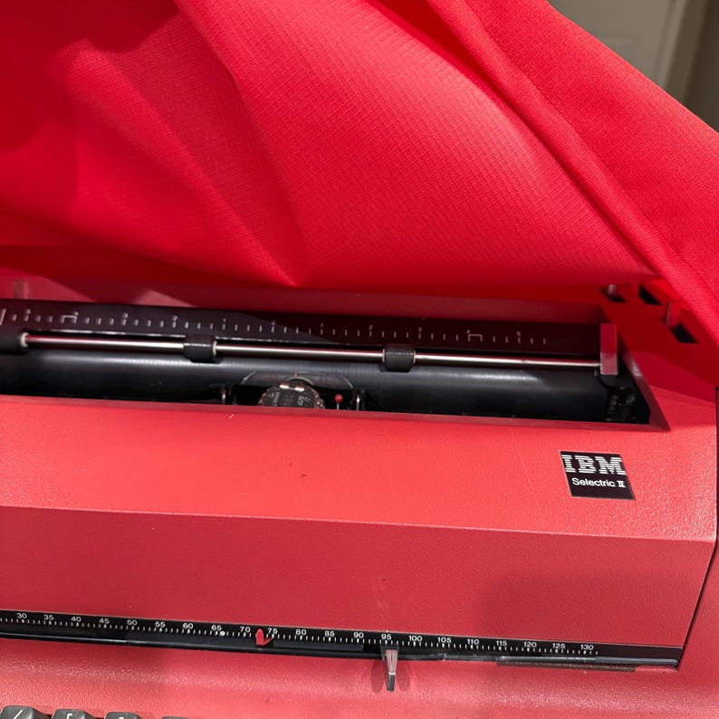 IBM Selectric Typewriter Dust Cover in Ripstop Fabric